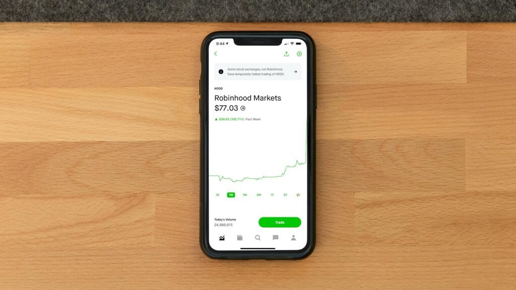 AI impact on stocks - AI and stock trading professional business image