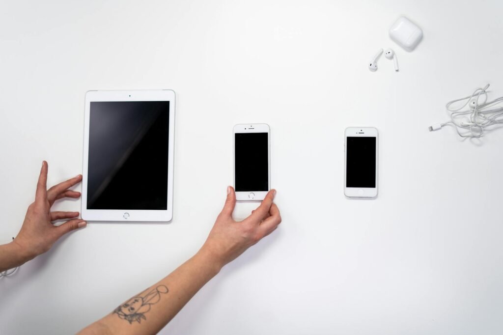 Apple device adoption Europe - Apple devices in modern professional business image