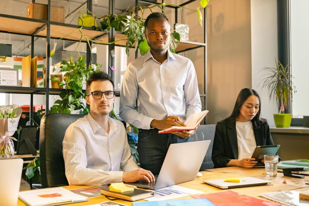 business AI readiness - business professionals using AI professional business image
