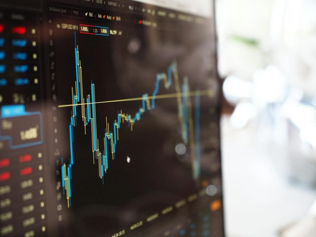 Capital Markets Update - photorealistic capital markets trading professional business image