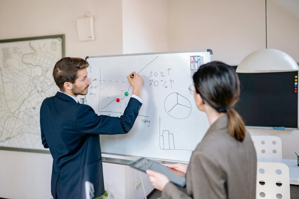 CISO board engagement - CISO and board executive professional business image
