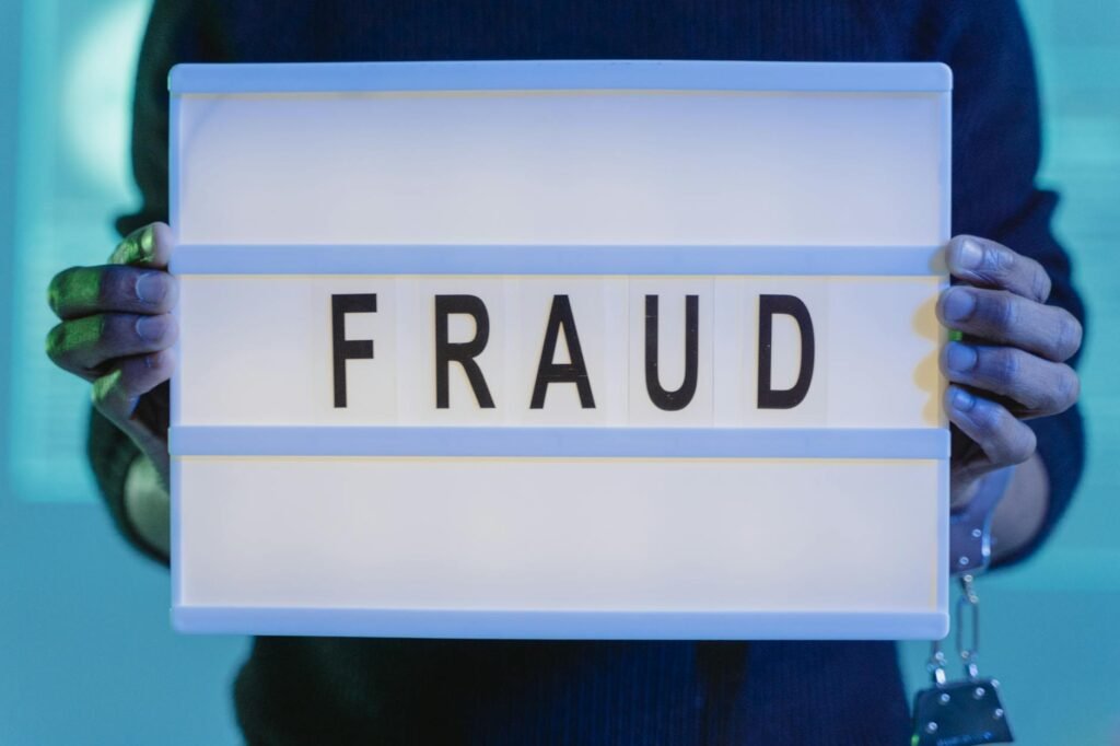 corporate crime - photorealistic corporate fraud investigation professional business image