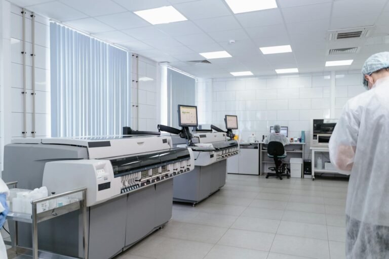 data center stocks - data center facility workers professional business image