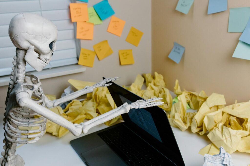 doomsday AI threat - doomsday AI workplace scenario professional business image