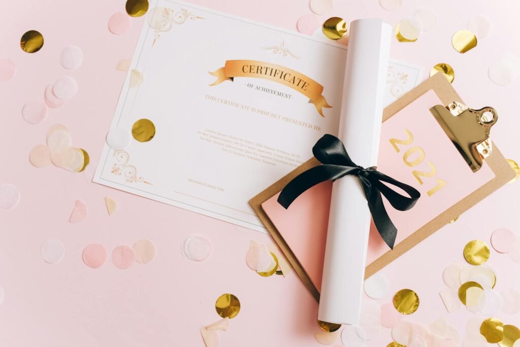 Fashion Scholarship Honors - photorealistic fashion scholarship awards professional business image