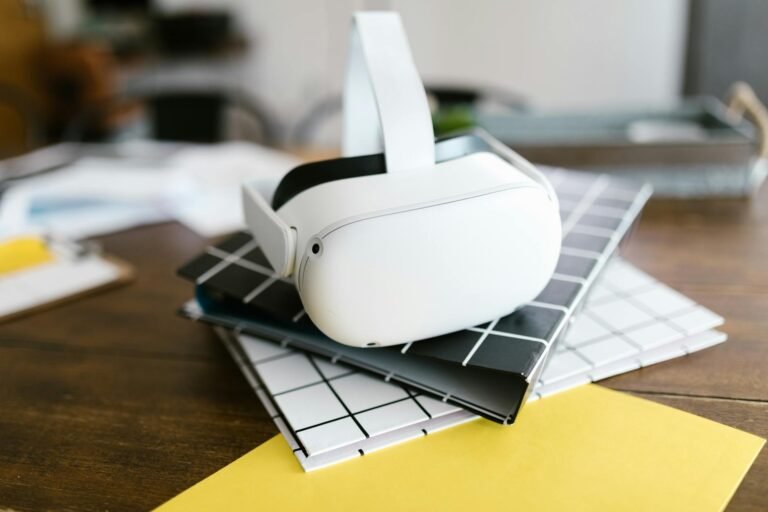 FutureScape innovation - photorealistic futuristic tech office professional business image