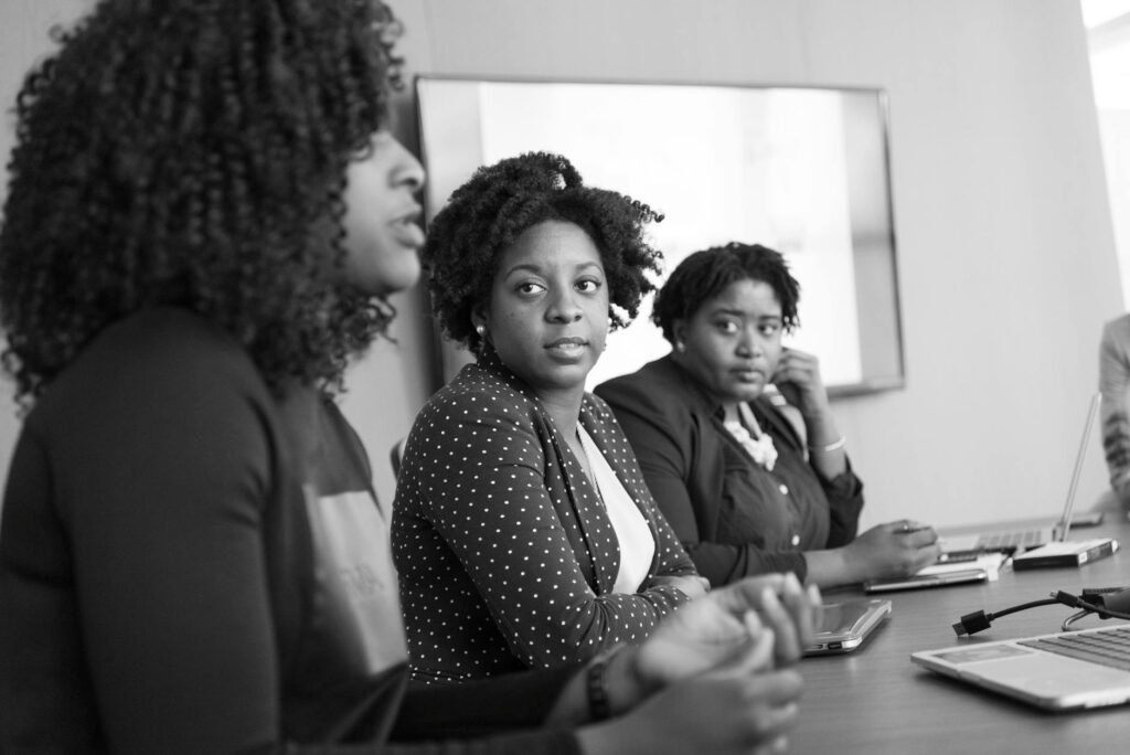 high-paying women careers - professional women in tech professional business image
