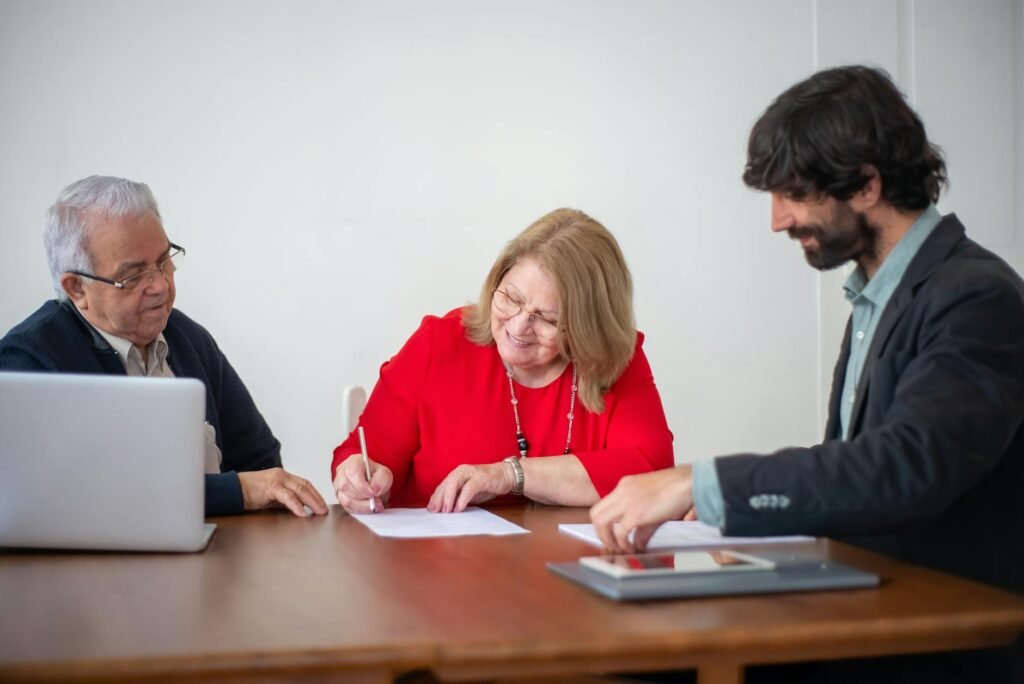 new partnership members - workplace partnership signing event professional business image