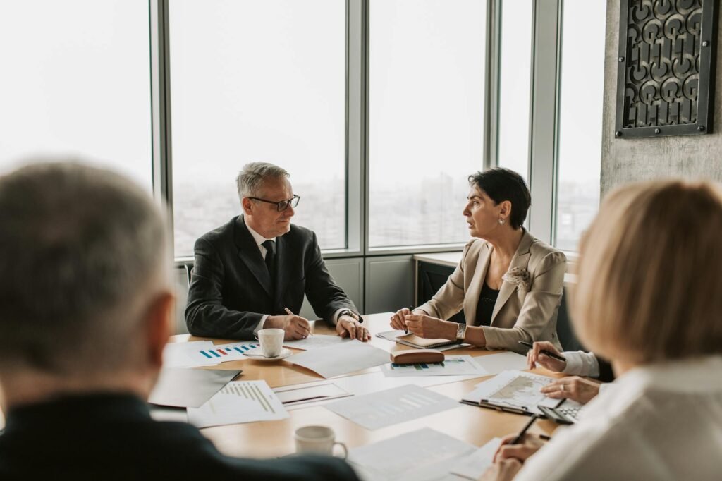 plumbing growth support - plumbing business growth meeting professional business image