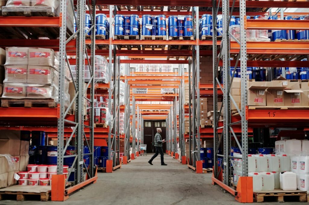start medical supply business - photorealistic medical supply warehouse professional business image