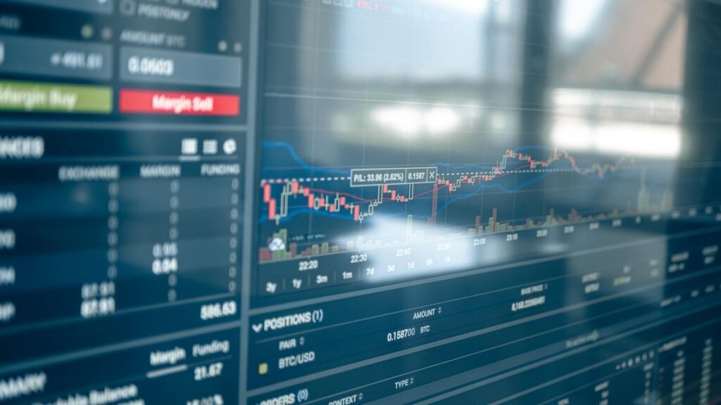 stock research 2026 - photorealistic business stock trading professional business image