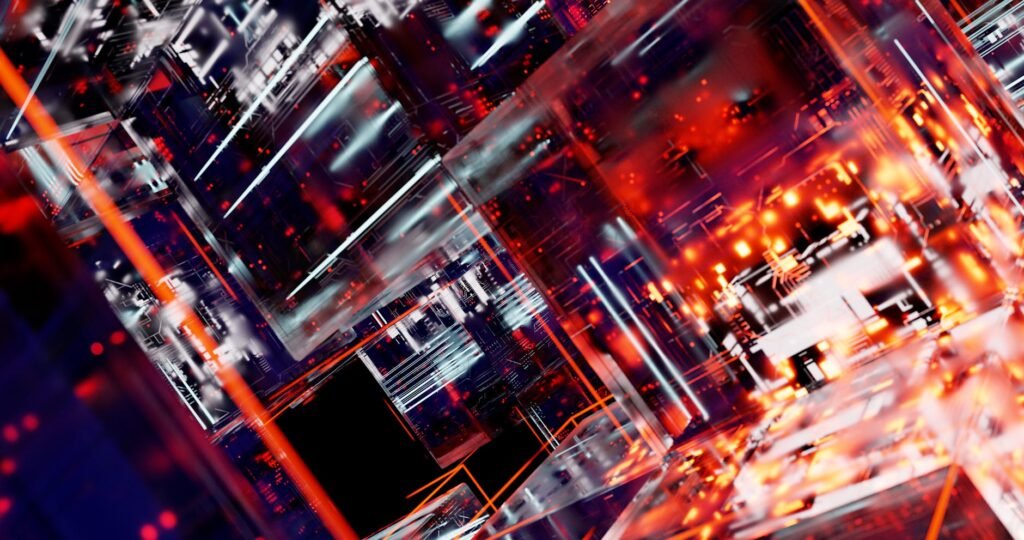 AWS innovation - photorealistic AWS innovation tech professional business image