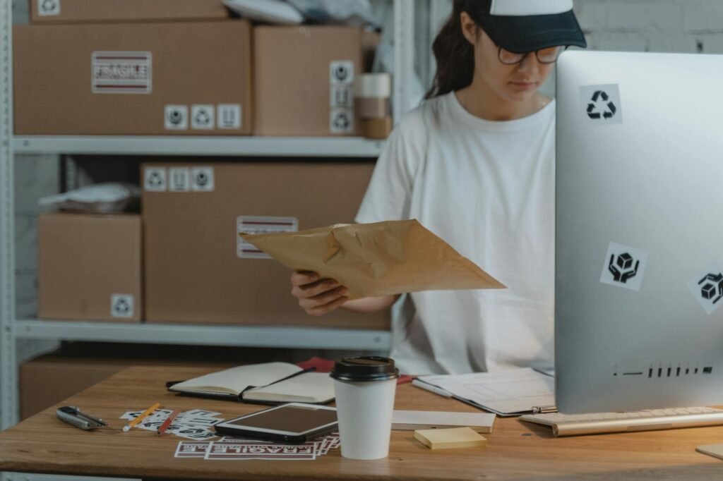 digital transformation ecommerce - modern ecommerce office with professional business image