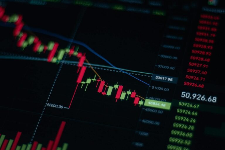 stock market news - photorealistic stock market dashboard professional business image