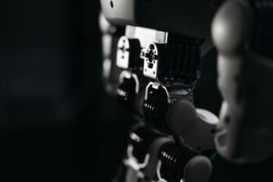 AI cybersecurity breach - cyberattack on AI tech professional business image