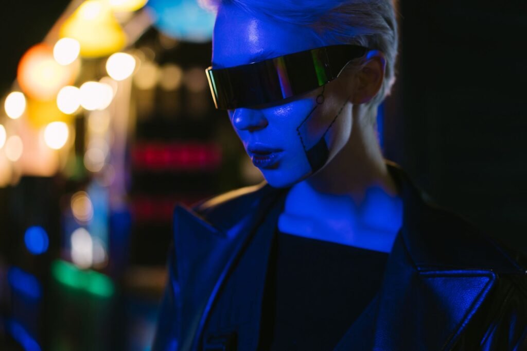 AIShoppingPayments - AI shopping agents futuristic professional business image