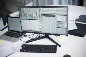 business-analytics-careers - photorealistic business analytics workplace professional business image