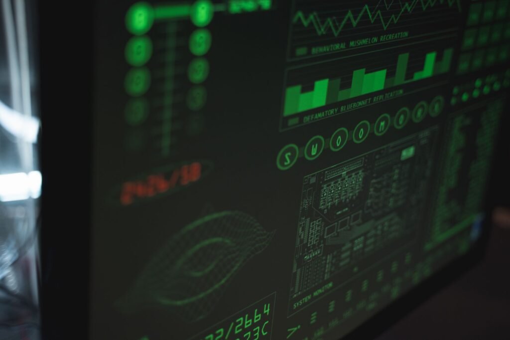 HIPAA AWS safeguards - HIPAA-compliant cloud security dashboard professional business image
