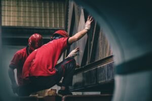HR trends construction - modern construction workforce technology professional business image
