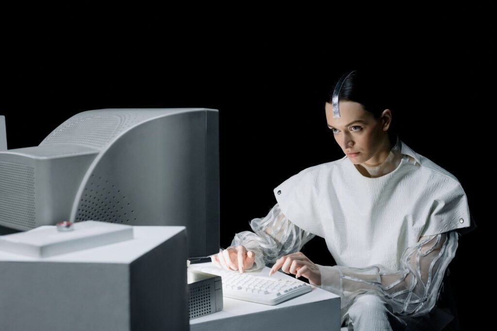 MetaAIAmbitions - Meta AI lab futuristic professional business image