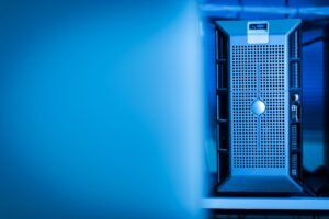 MetaCloudAICompute - photorealistic cloud data center professional business image