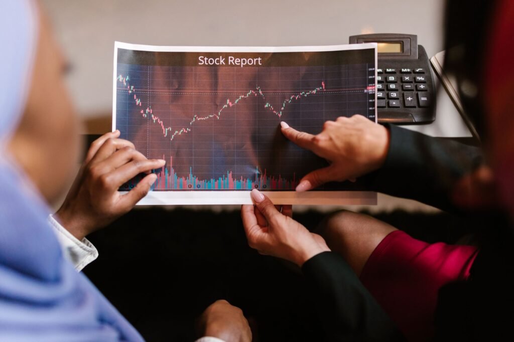 SpaceX shares - Stock market analysts with professional business image