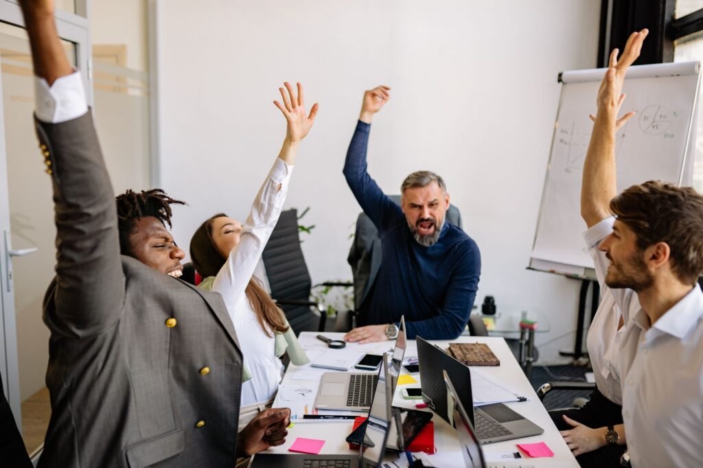Time Applied - AI leader celebrating Inc professional business image