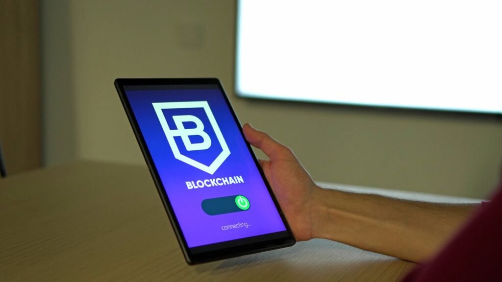 TrumpMediaCryptoLoss - **Photorealistic business cryptocurrency tech professional business image